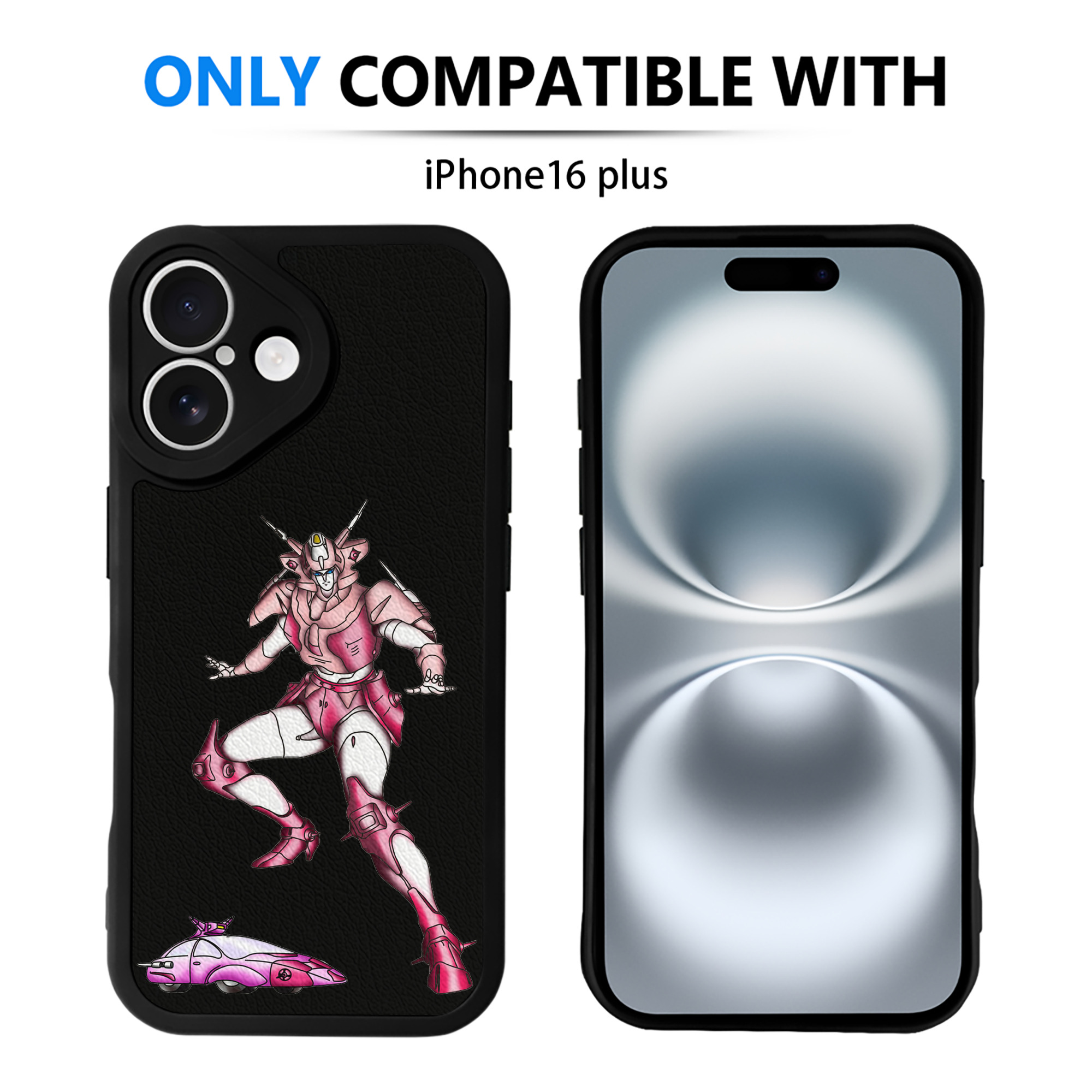 （画像用）  【iPhone 16シリーズ対応】シリコンスマホケース（レザー調） 材質：シリコン